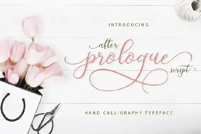 Prologue Script Lite Free font