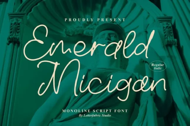 Emerald Micigan font