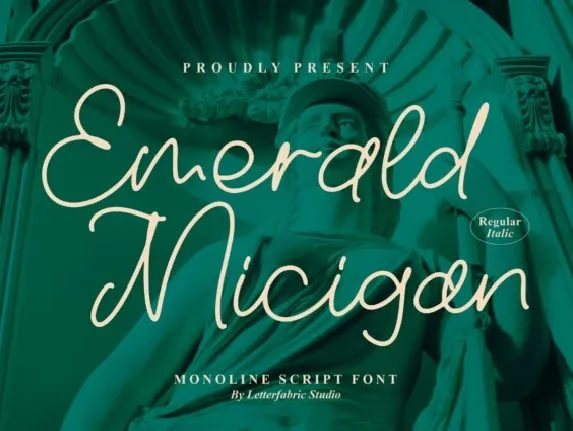 Emerald Micigan font