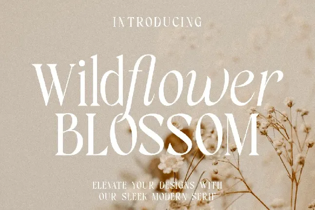 Wildflower Blossom DEMO font