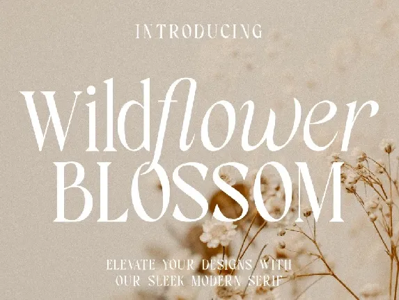 Wildflower Blossom DEMO font