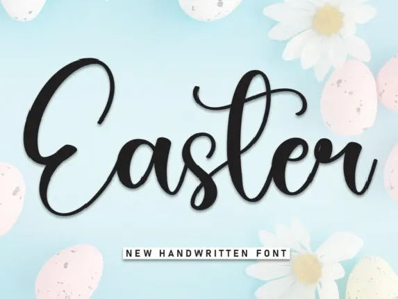 Easter Script font