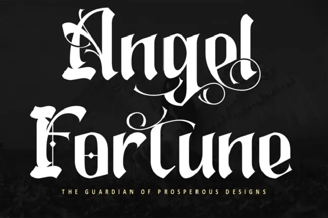 Angel Fortune font