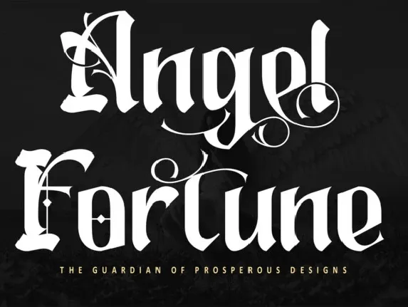 Angel Fortune font