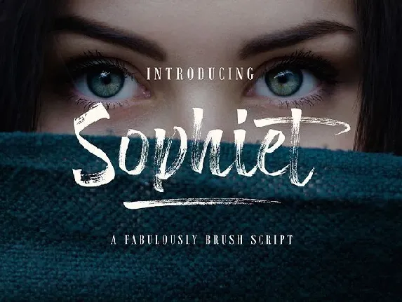 Sophiet Brush font