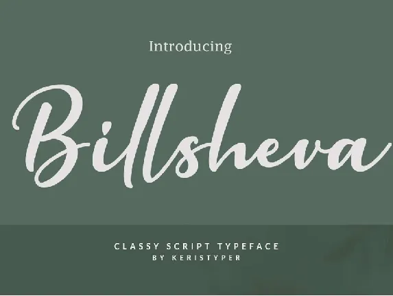 Billsheva font