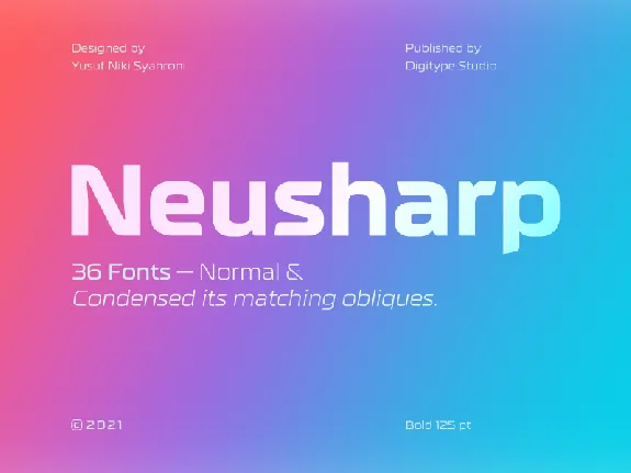 Neusharp font