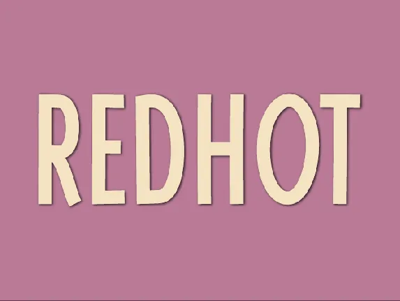 Redhot font