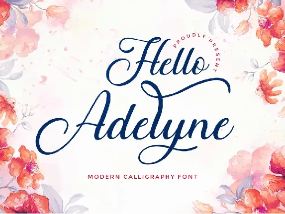 Hello Adelyne font