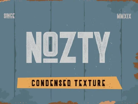 Nozty Typeface font