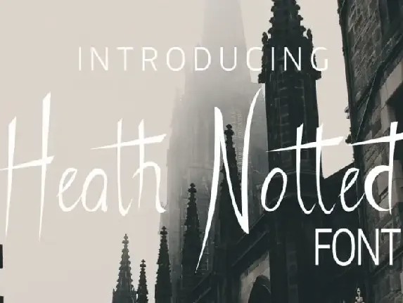 Heath Notted Script font