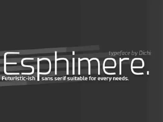 Esphimere font family