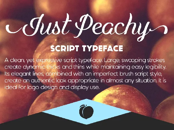 Just Peachy Free font