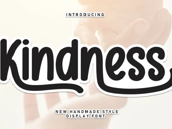 Kindness Display font