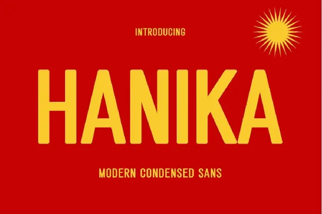 Hanika font