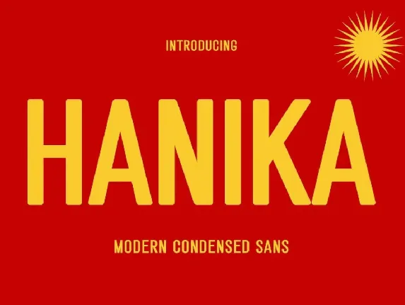 Hanika font