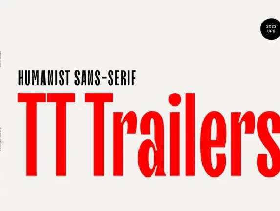 TT Trailers font