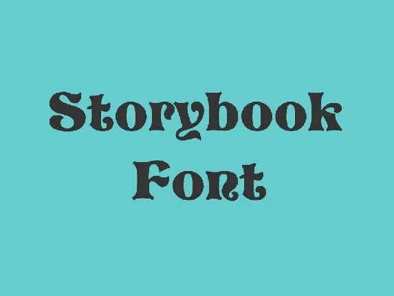 Storybook font