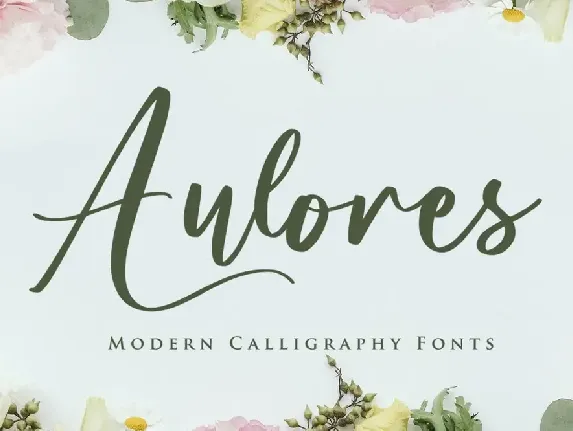 Aulores font