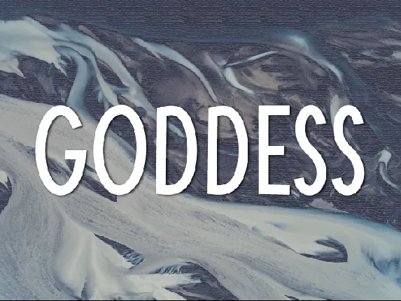 Goddess font