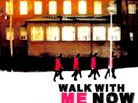 Walk with me now font