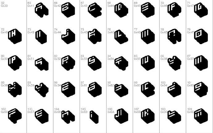 nippon blocks font