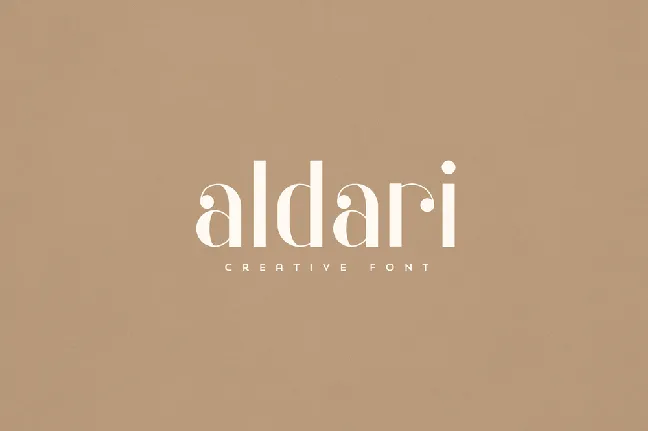 Aldari font