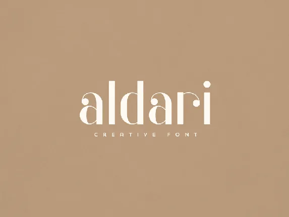 Aldari font