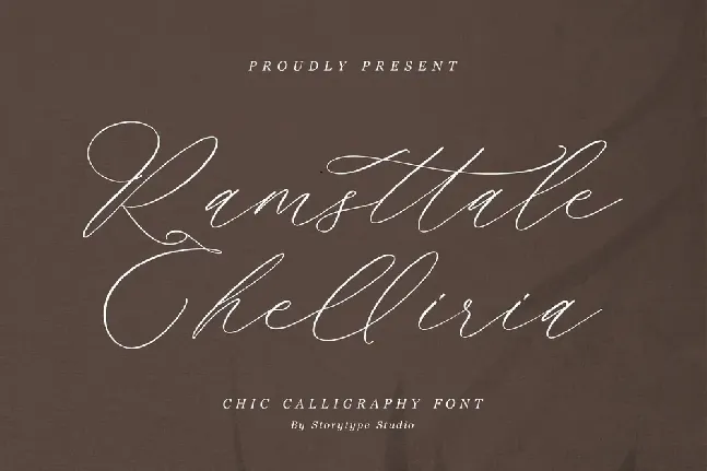 Ramsttale Chelliria font