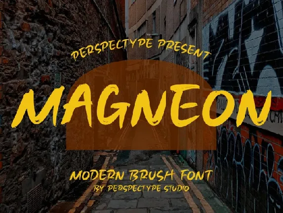 Magneon font