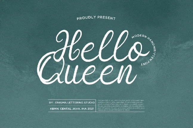 Hello Queen font