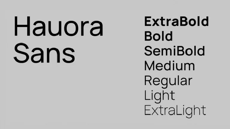 Hauora Family font