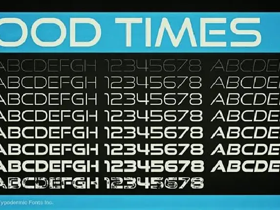 Good Times Sans Serif font