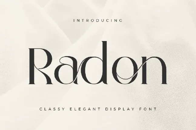 Radon font