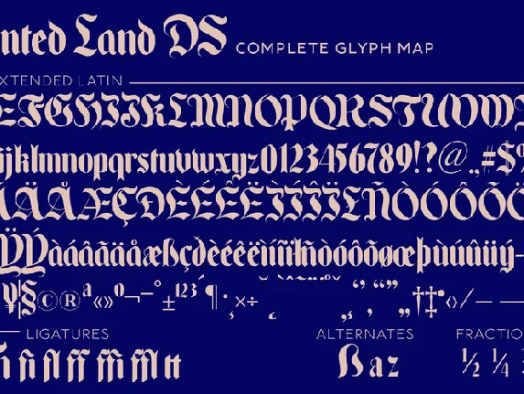 Enchanted Land DS font