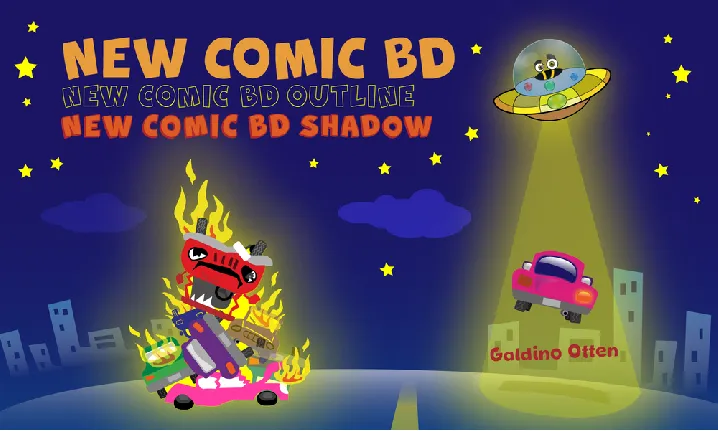 New Comic BD font