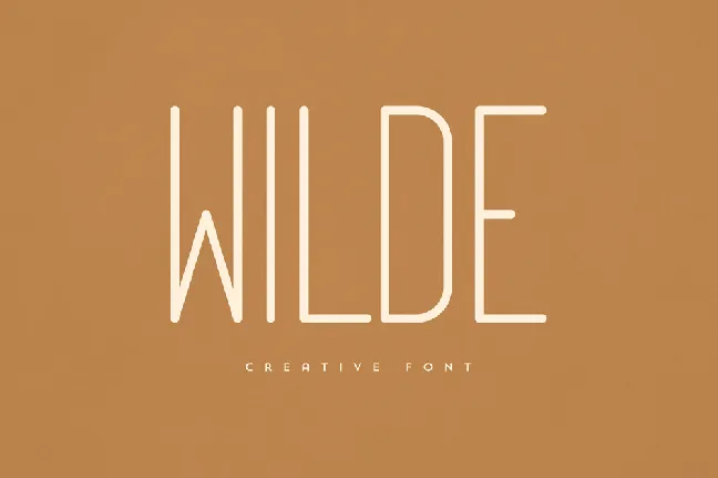 Wilde font