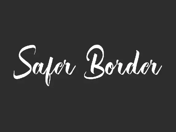 Safer Border font