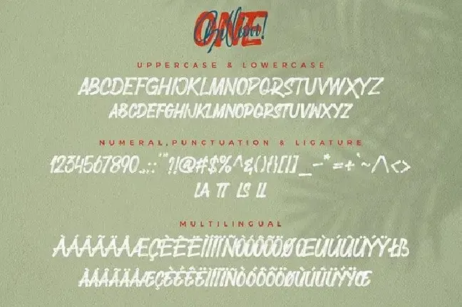 Onebillion Script Duo font