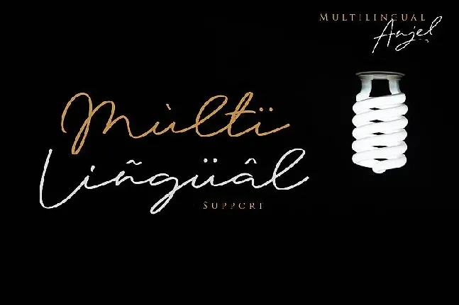 Anjel Signature font