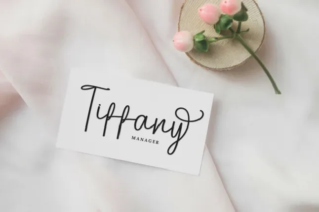 Justify Handwritten font