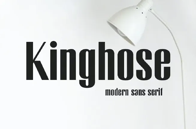 Kinghose font