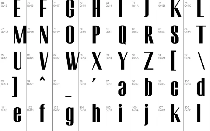 Kinghose font