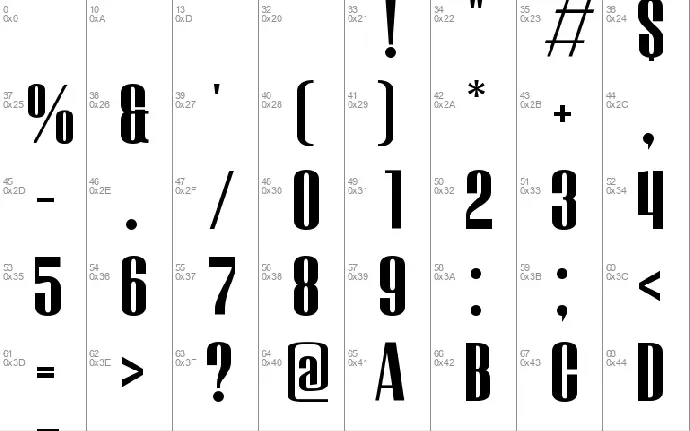 Kinghose font