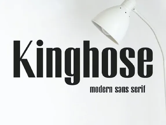 Kinghose font