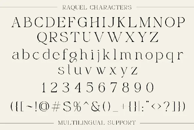 Raquel DEMO font