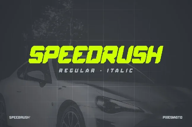 Speed Rush font