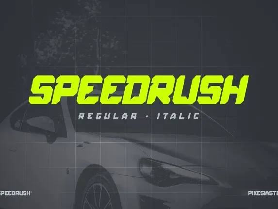 Speed Rush font