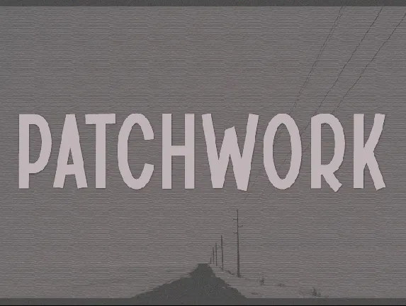 Patchwork font