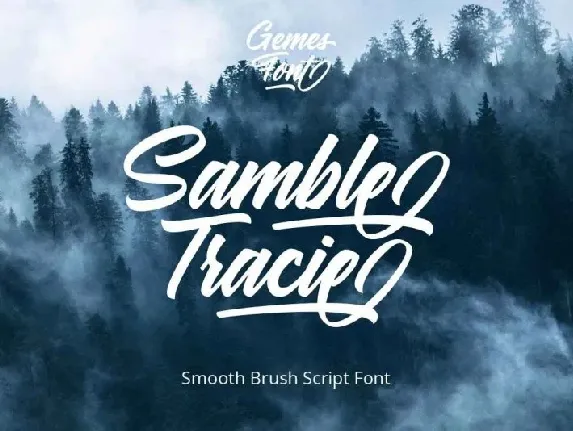 Samble Trice Brush font